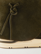 Visvim - Lhamo-Folk Beaded Suede Boots - Green