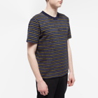 Howlin by Morrison Men's Howlin' Lost in Thought Towelling Stripe T-Shirt in Navy King
