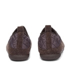 Guru's Roomshoes Men's Quilted Houseshoe in Dark Grey
