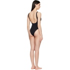 Burberry Black Check Trim Swimsuit