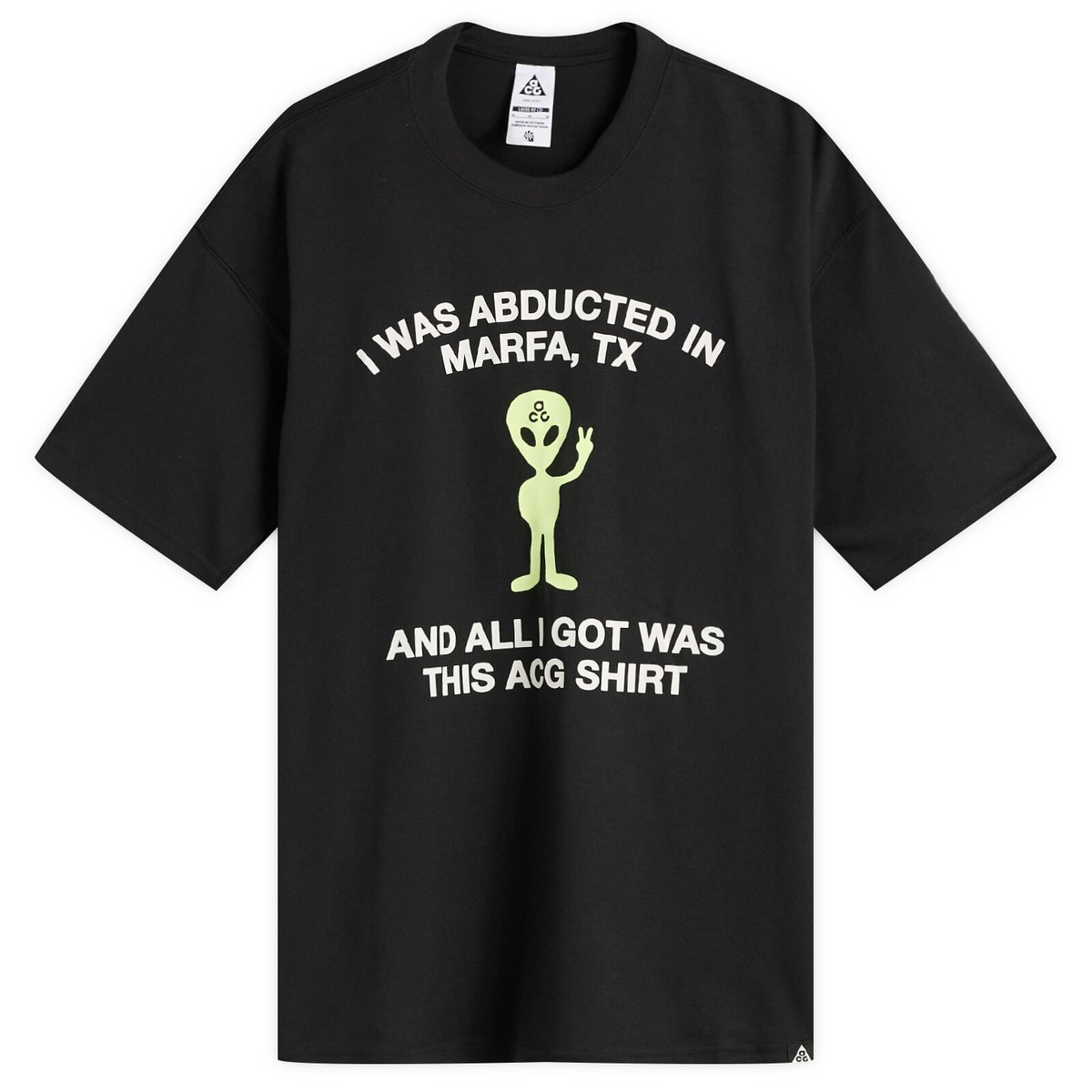 Nike Men's ACG Alien T-Shirt in Black