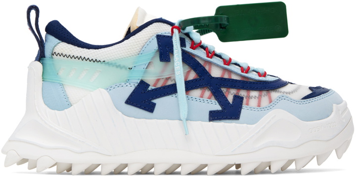 Photo: Off-White Blue Odsy 1000 Sneakers