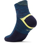 Nike Running - Elite Cushioned Stretch-Knit Socks - Blue