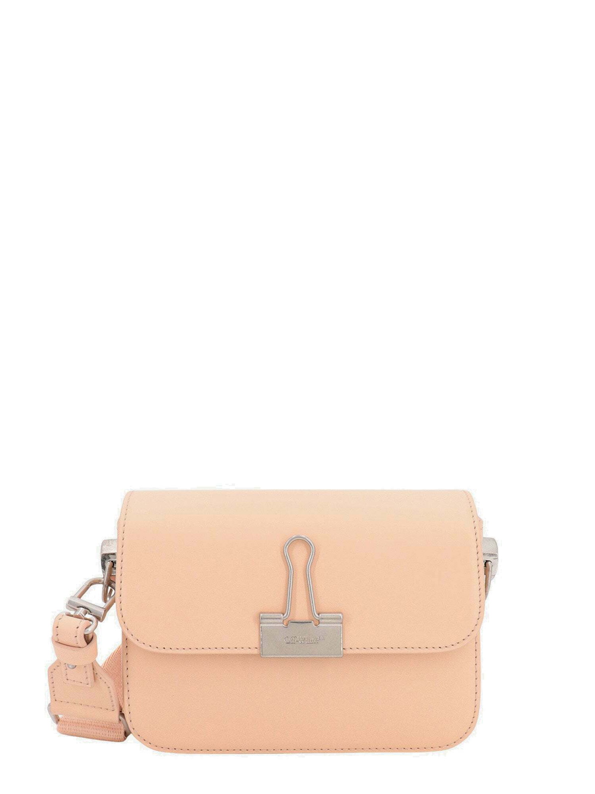 Light pink off hot sale white bag