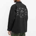 WTAPS Men's Jungle Brain Embroidered Jacket in Black