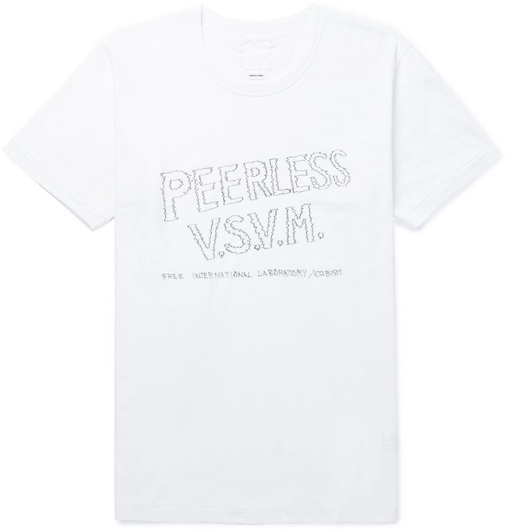 Photo: visvim - Printed Cotton-Jersey T-Shirt - Men - White