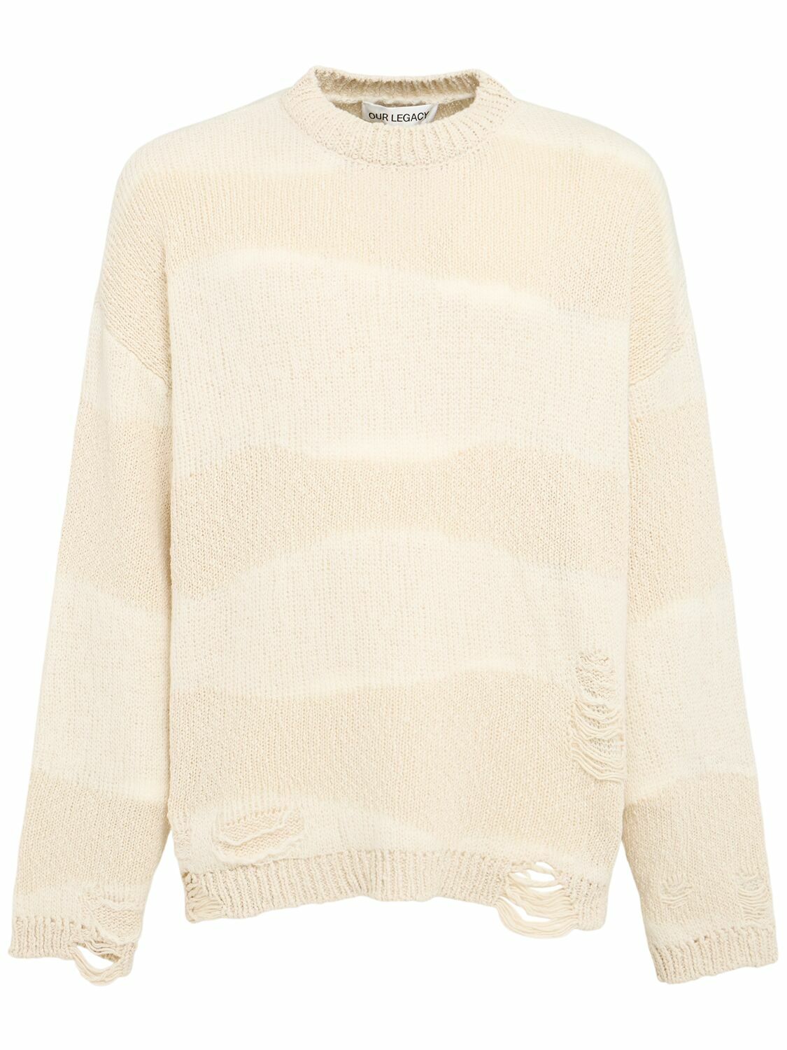 【IONSEOUL】Duck Round Neck Knit 4JH587 Our Legacy Sonar Roundneck - Candyfloss Cherry - M4223SRCJ