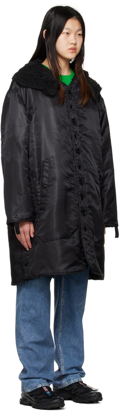 Engineered Garments Black Liner Coat