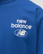 New Balance Essentials Logo Tee Blue - Mens - Shortsleeves