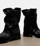 Prada Leather mid-calf boots
