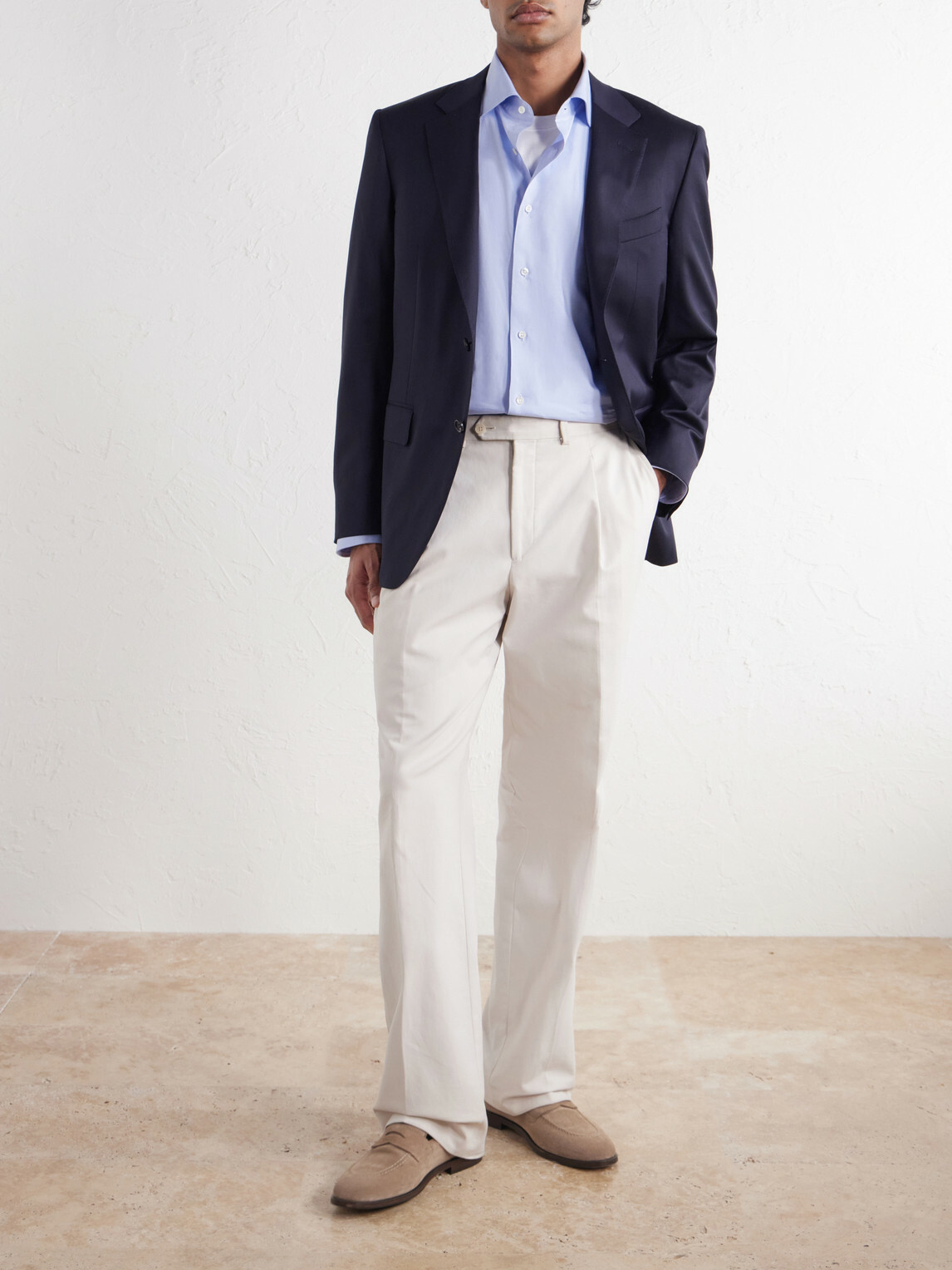 Canali - Impeccabile Wool-Fresco Suit Jacket - Blue