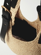 LOEWE - Paula's Ibiza Leather-Trimmed Woven Raffia Tote Bag
