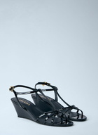 Prada Strappy Wedge Sandals