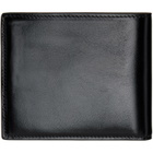 Versace Black & Brown Roomy Leather Bifold Wallet