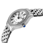 GV2 by Gevril Milan Quartz Diamond White Dial Ladies Watch 12160B