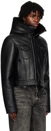 032c Black Lykos Shearling Jacket