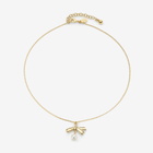 Jimmy Choo Ribbon Pendant Necklace 