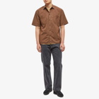 YMC Men's Mitchum Short Sleeve Shirt in Brown