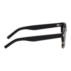 Saint Laurent Black and Off-White SL 51 Sunglasses