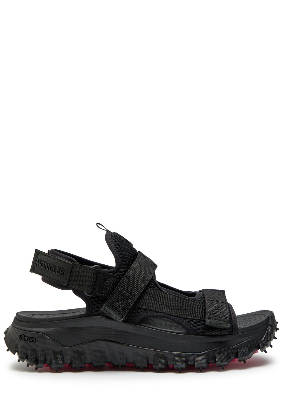 Moncler Black Trailgrip Vela Water-Repellent Sandals Moncler