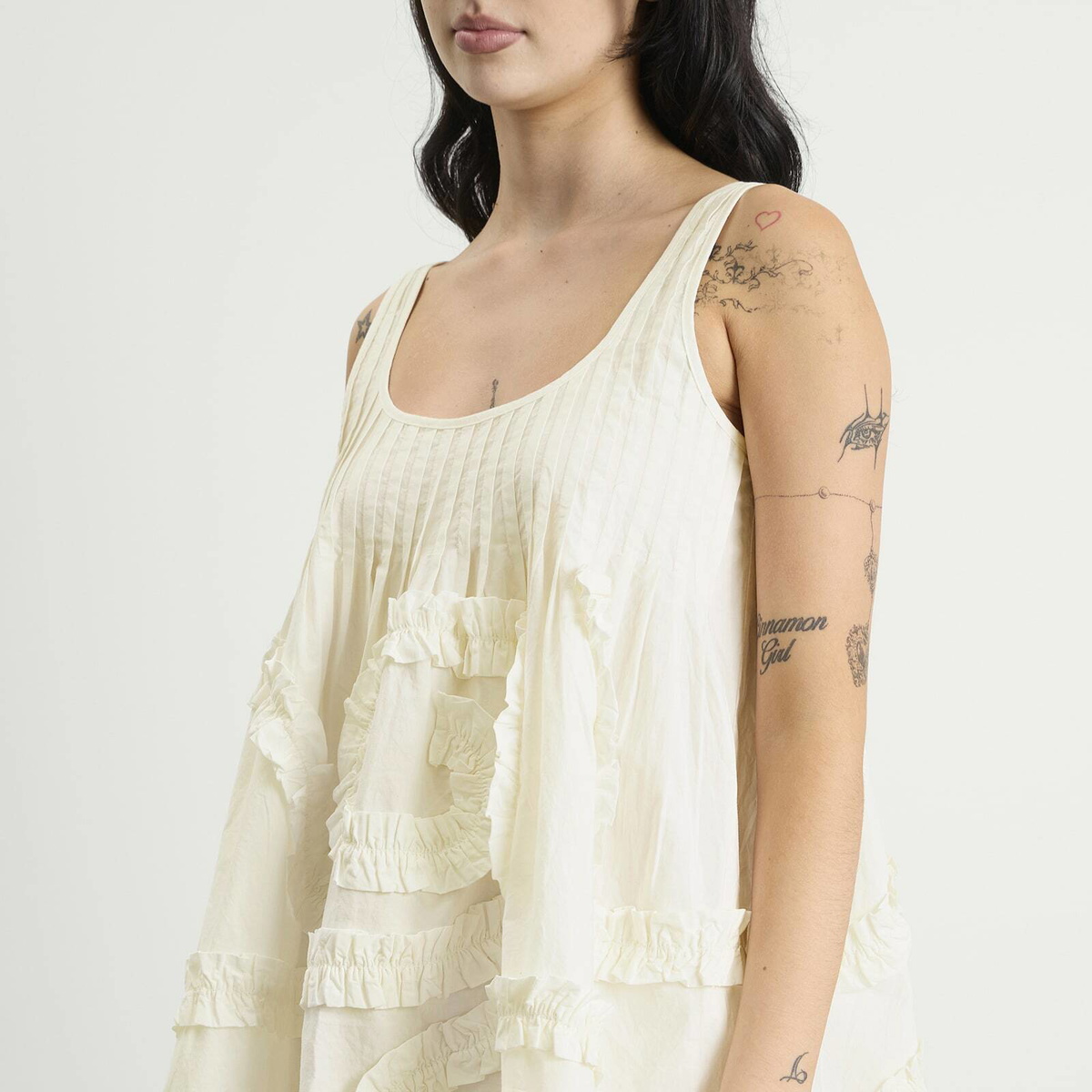 Damson Madder Women's Stella Mini Dress in White