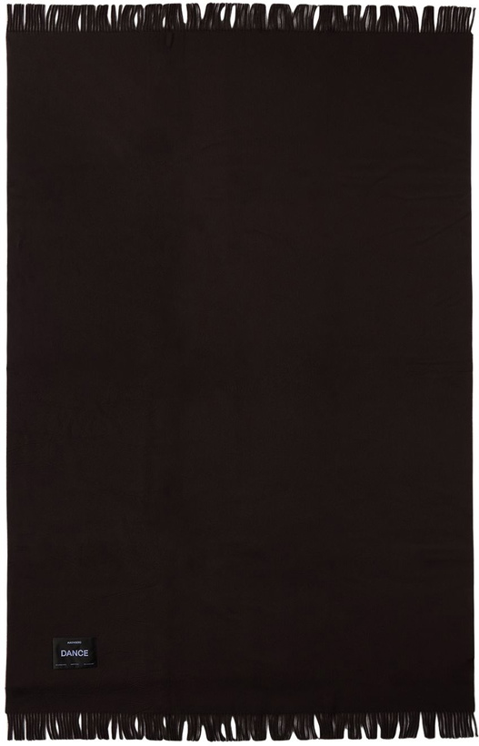 Photo: MAGNIBERG SSENSE Exclusive Brown Bold Blanket