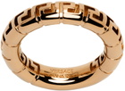 Versace Gold Greek Key Ring