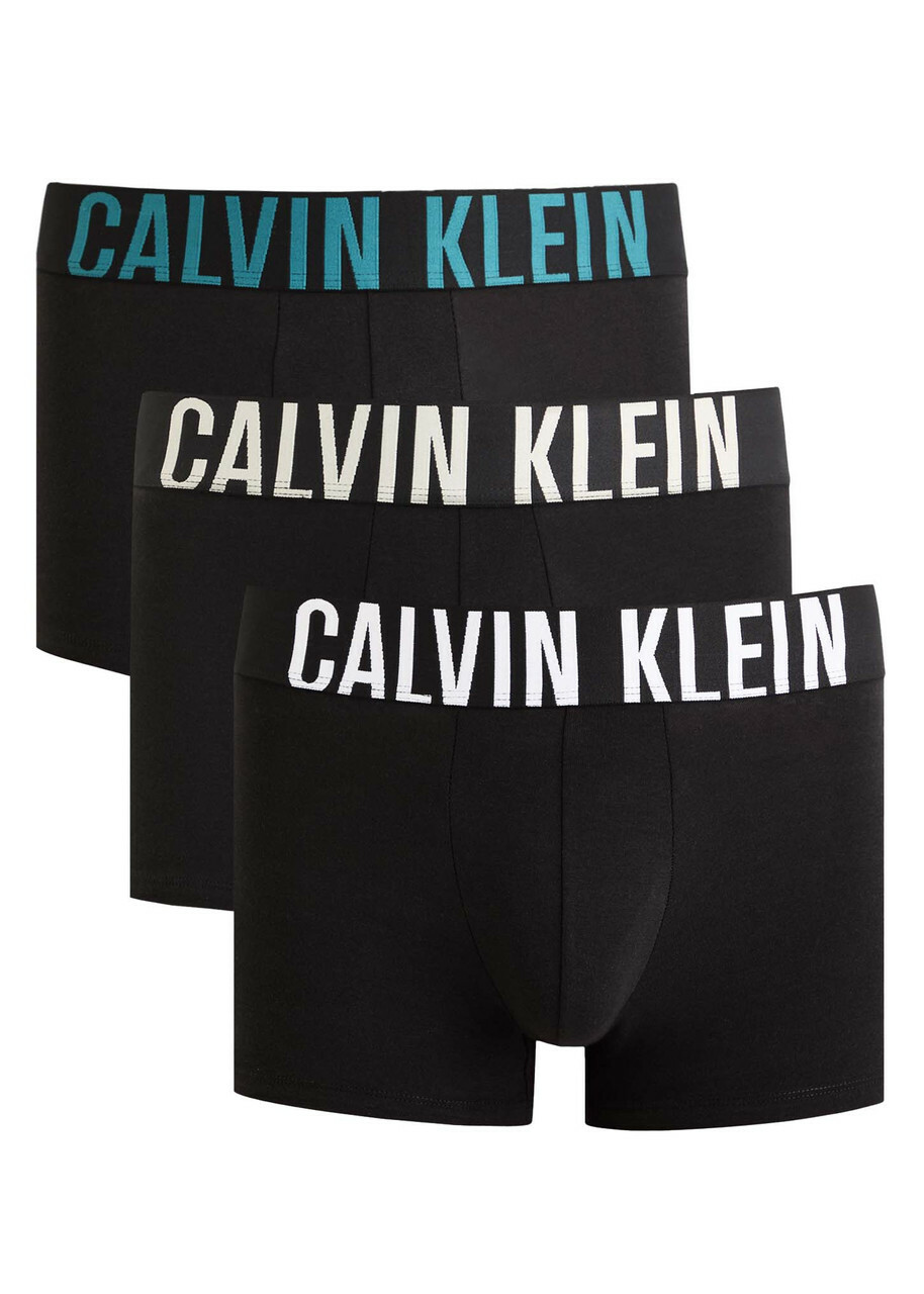 Calvin Klein Modern Stretch-cotton Trunks set of Three Black Calvin Klein