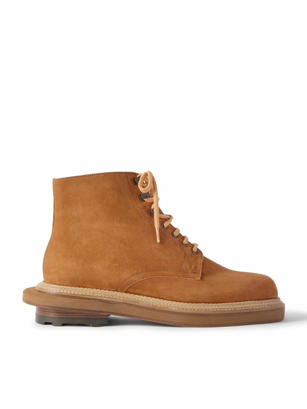 Photo: J.M. Weston - Sacai Suede Boots - Brown