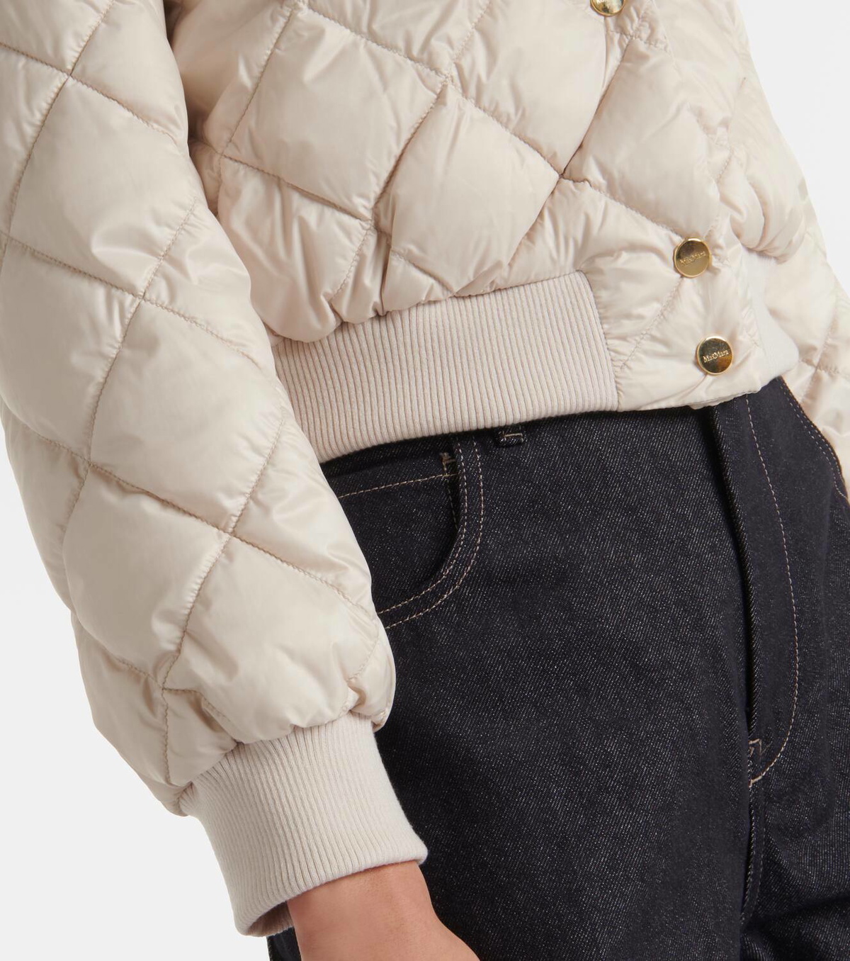 Max Mara The Cube Bsoft reversible bomber jacket