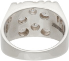 Bleue Burnham Silver 'The Rose Garden' Signet Ring