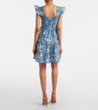 Rixo Sidney floral cotton minidress