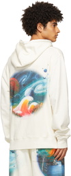 Loewe White Paula's Ibiza Printed Airbrush Hoodie