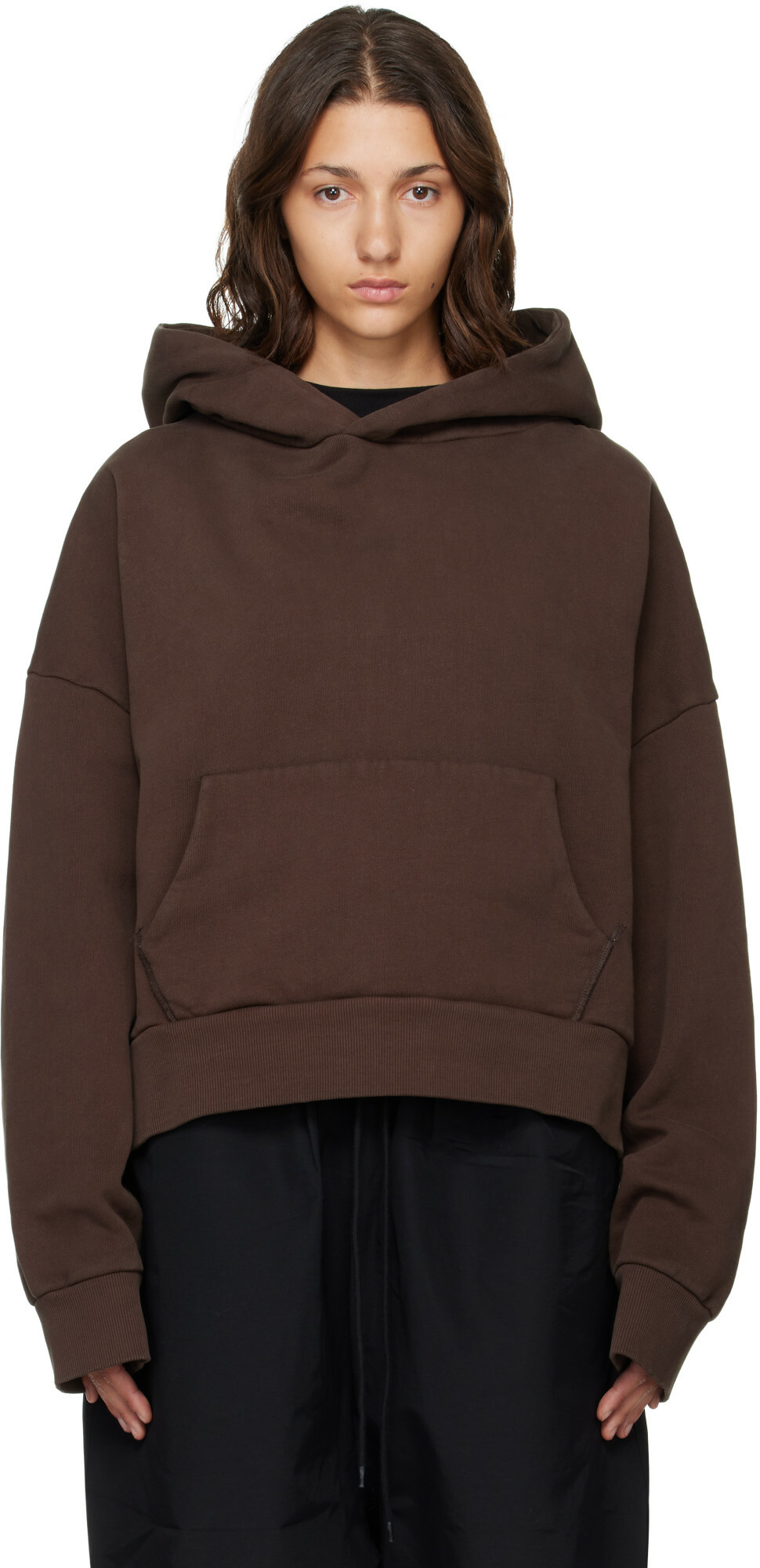 Entire Studios Brown Heavy Hoodie