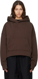 Entire Studios Brown Heavy Hoodie