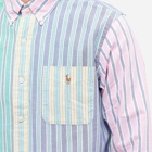 Polo Ralph Lauren Men's Funmix Stripe Oxford Button Down Shirt in Funshirt