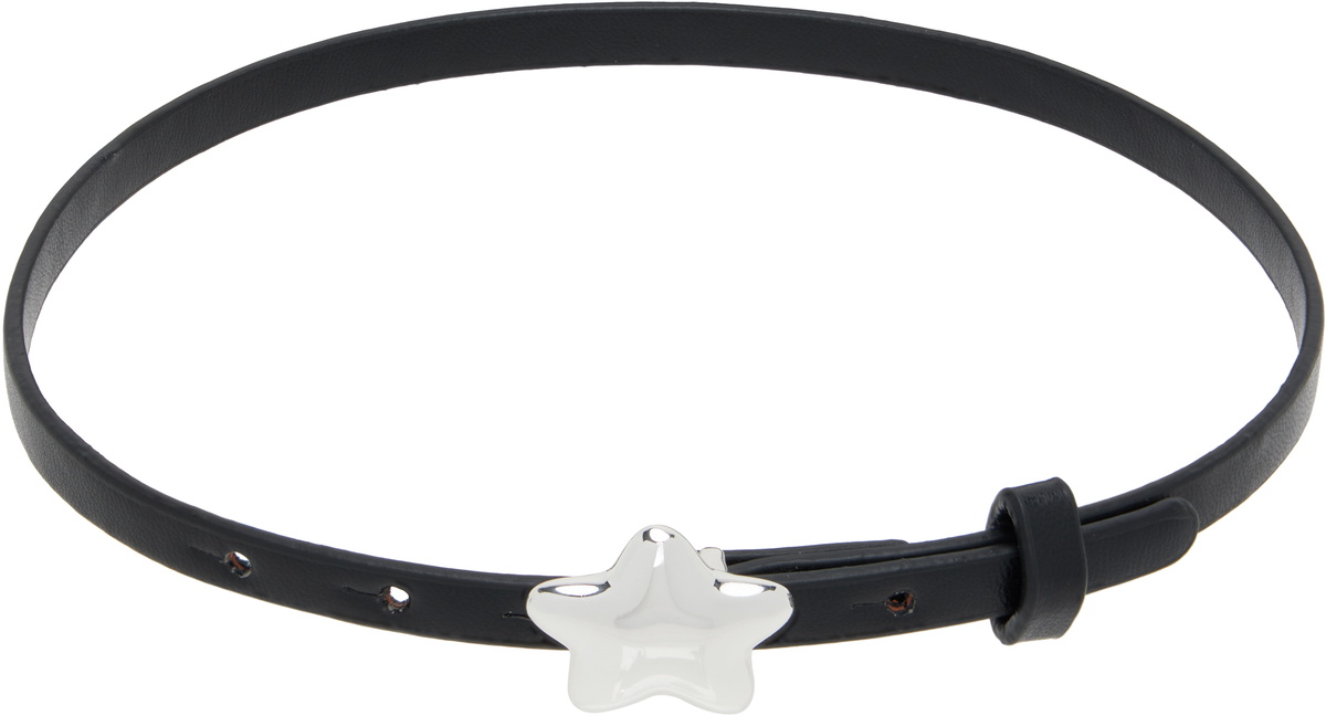 Sandy Liang Black Starry Choker