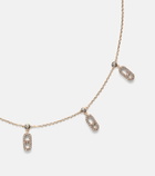 Messika Move Uno 18kt rose gold choker with diamonds