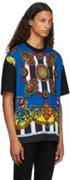 Versace Jeans Couture Black Regalia Print T-Shirt