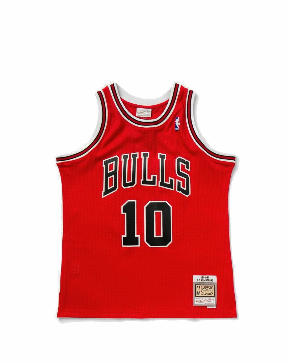 Photo: Mitchell & Ness Nba Swingman Jersey Chicago Bulls 1990 91 Bj Armstrong #10 Red - Mens - Jerseys