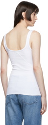 rag & bone White Organic Pima Cotton Tank Top