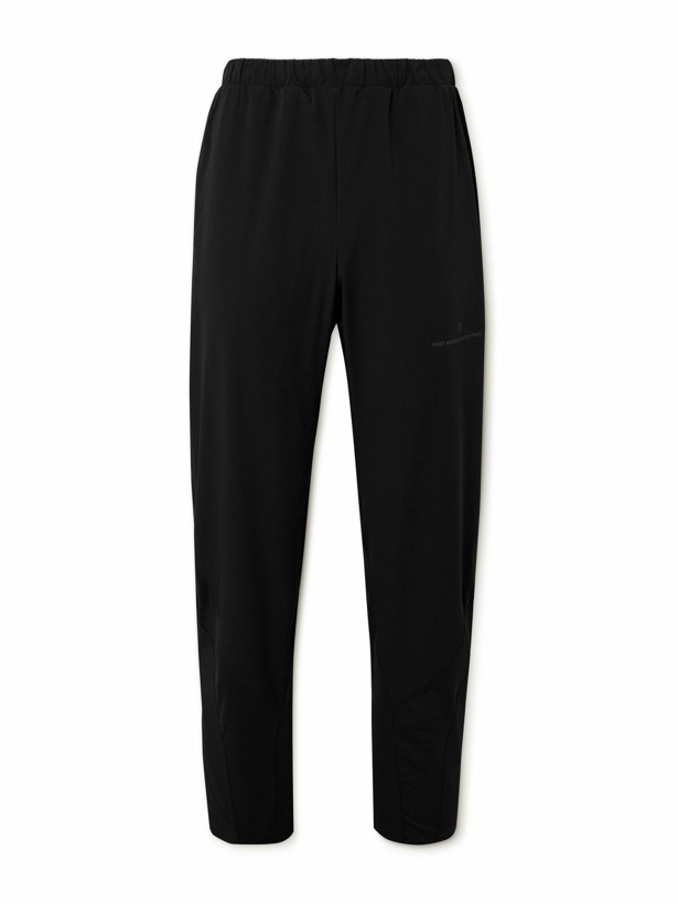 Photo: ON - POST ARCHIVE FACTION Tapered Mesh-Trimmed Stretch-Shell Trousers - Black