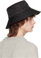 GANNI Black Tech Bucket Hat