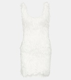 Coperni Feather minidress