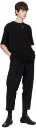 YOHJI YAMAMOTO Black Ultima Jersey Round Neck T-shirt