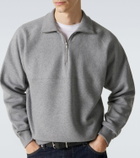 Jil Sander Cotton terry half-zip sweatshirt