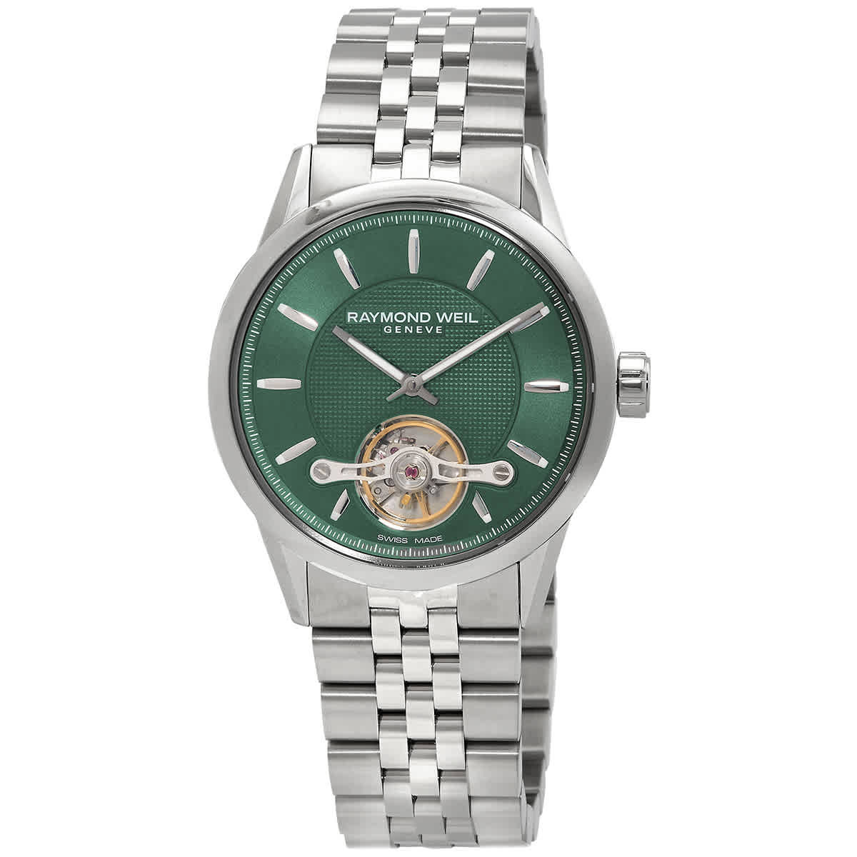 Raymond Weil Freelancer Automatic Green Dial Mens Watch 2780-ST-52001