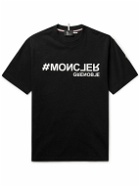 Moncler Grenoble - Slim-Fit Logo-Appliquéd Cotton-Jersey T-Shirt - Black
