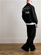WTAPS - Reversible Logo-Embroidered Twill Bomber Jacket - Black