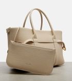 Loro Piana Ghiera Small leather shopper